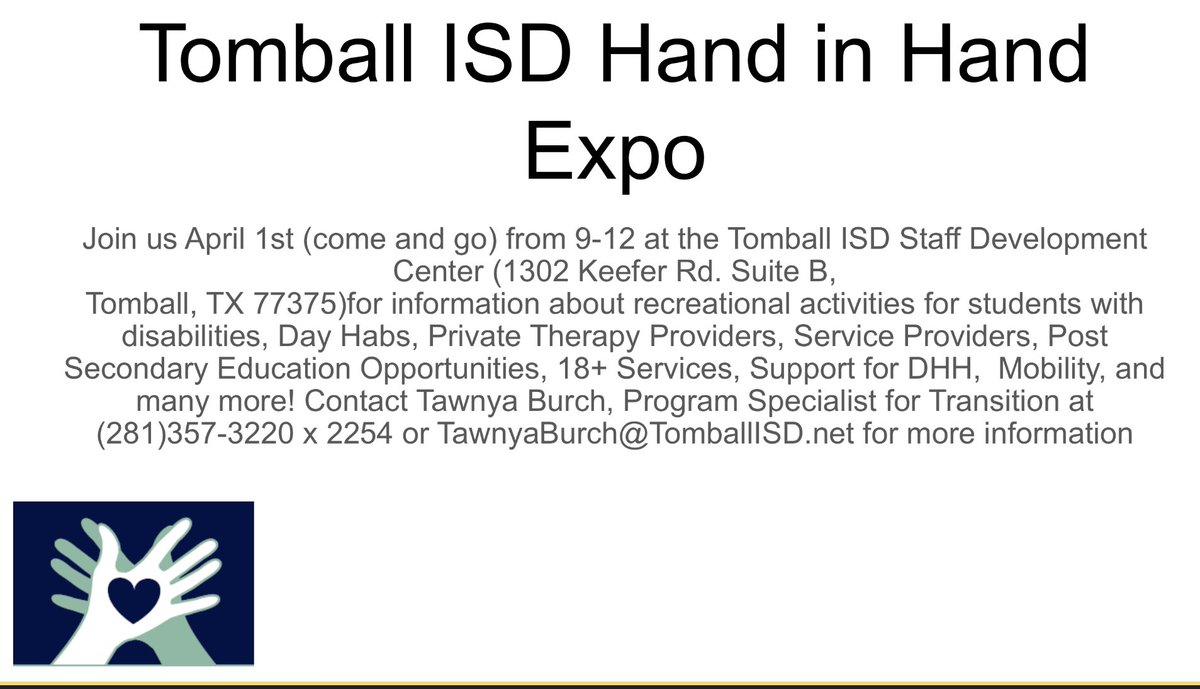 BurchTawnya's tweet photo. Join us Saturday for our come and go expo to showcase the awesome support our community provides to those with disabilities and their families! https://t.co/GcXIZ6yEtf