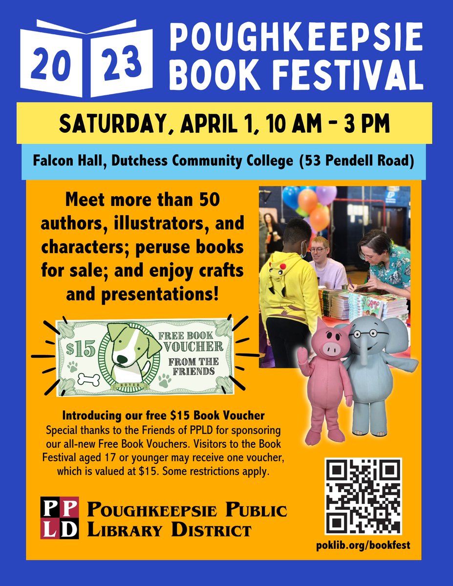 Looking forward to the Poughkeepsie Book Festival on Saturday, and that's no April Fool! 😊  Hope to see you there! #bookfestival #childrensbooks #kidsbooks #picturebooks #graphicnovels #middlegrade #chapterbooks #readingwithkids #raisingreaders #authors #illustrators #weekendfun