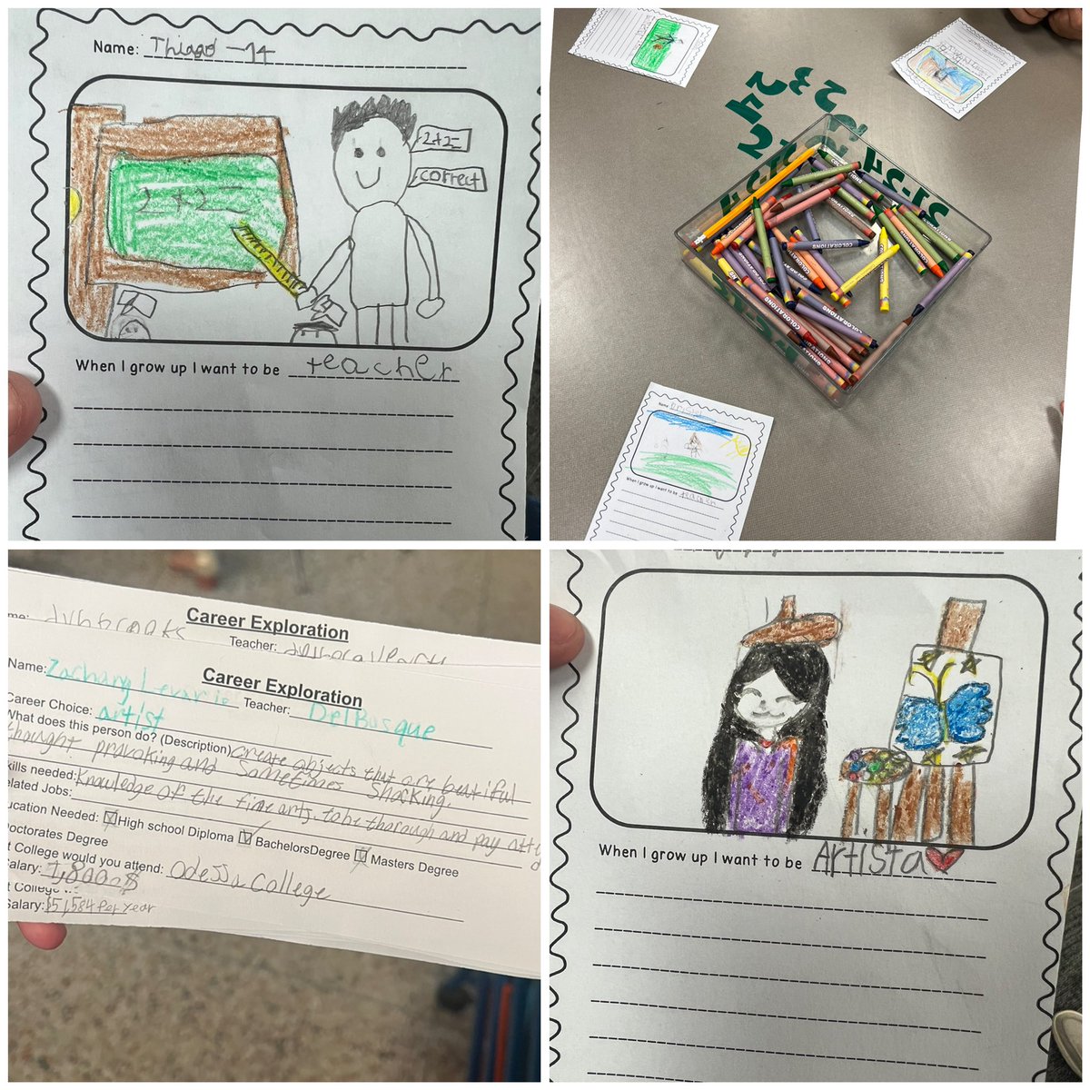 A small recap of our college and career guidance lessons this month!