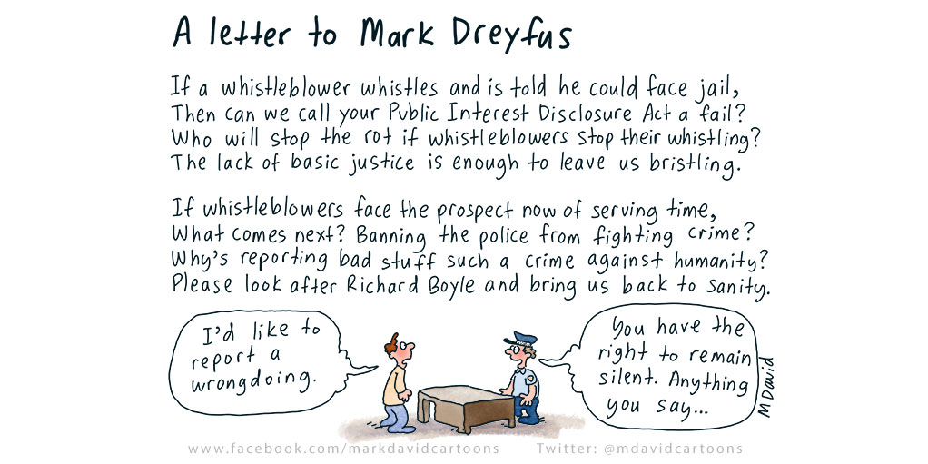 A letter to Mark Dreyfus, Attorney-General