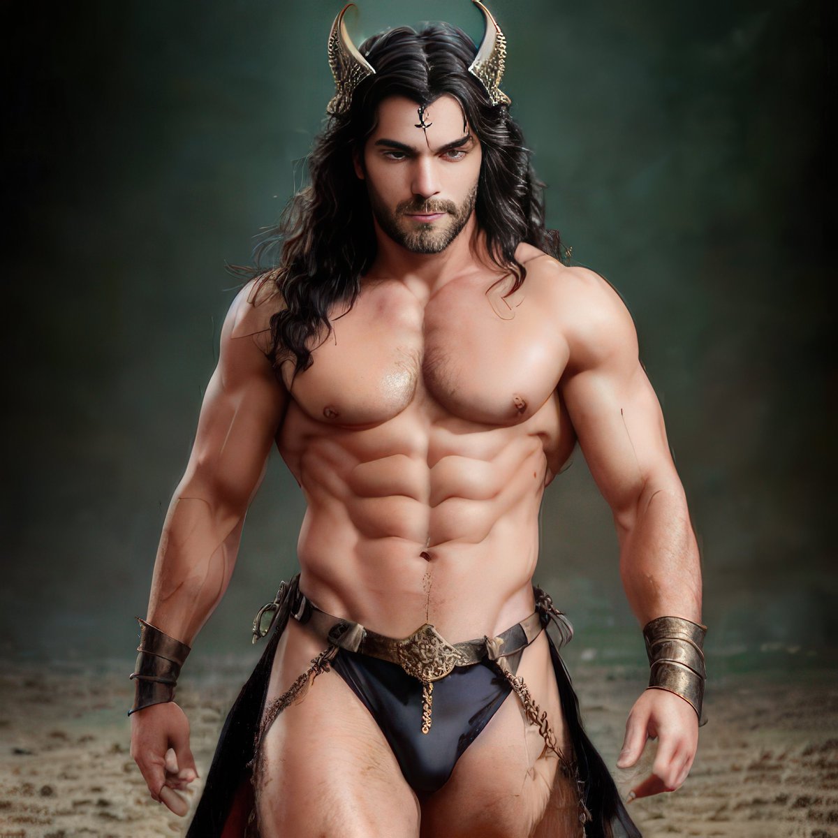 PopArtHorror's tweet photo. Who said horn are not sexy...

#stablediffusionart #AIArtwork #AIartists #aiartisart #gayartist https://t.co/rP9QzBqriP