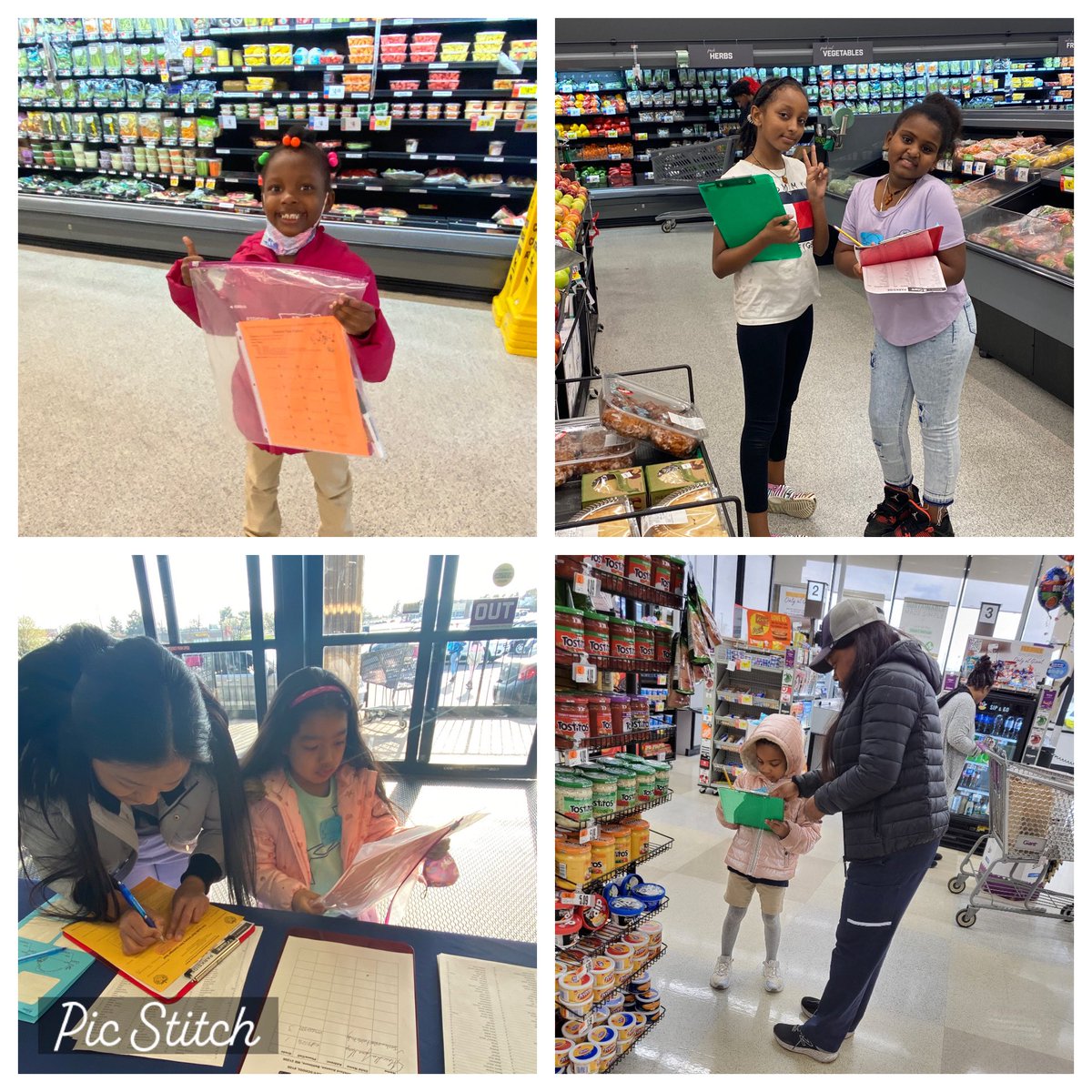 cmbradybrooks's tweet photo. Our school had an incredible Family Math Night putting our math skills to the test at our local community @GiantFood😍Our grocery store scavenger hunt resulted in real-life math connections &amp; lots of joy within our @moraviapark_105 community🦁🎉@BaltCitySchools #CLN3theplacetobe https://t.co/WkkBpmgICf