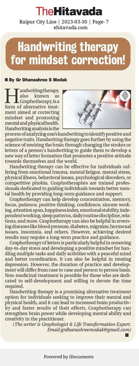 Handwriting Therapy for mindset correction
.
.
.
#graphotherapy #graphology #handwriting #psychology #signature #graphologyforlife #personality #selfimprovement  #graphobusiness #brainwriting #handwritingmatters