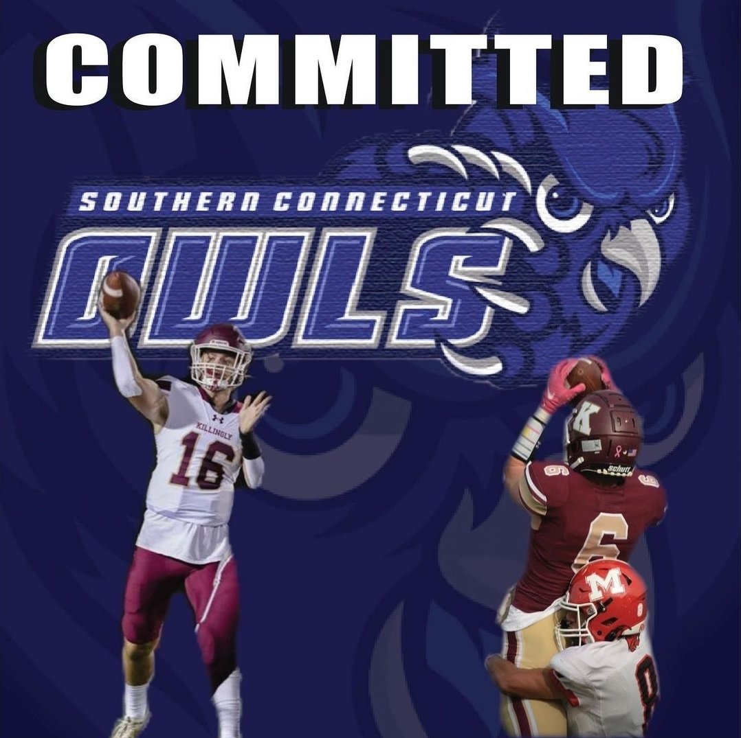 KillinglyFBall's tweet image. Pretty excited to watch this combination for the next 4 years at @SCSUFB 
#cthsfb
@GameTimeCT
@KHS_Athletics1 @jzanorNB @kpthesportsguy @WINYRadio @MetalNED @BCgenius @PetePaguaga @SPBowley