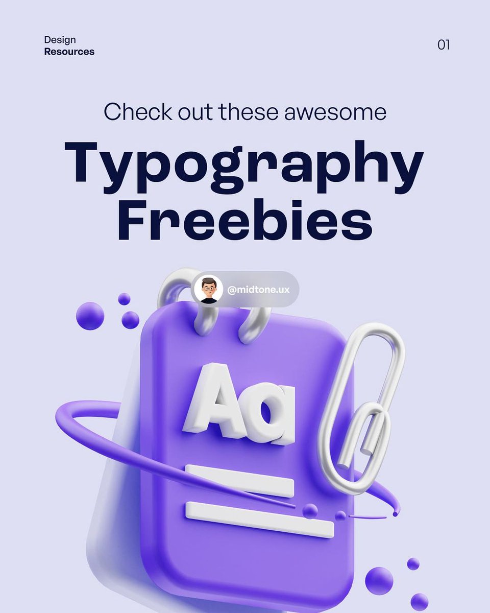 Realtweetprince's tweet photo. Hello, Designers ❤️
Still struggling with typography in your designs?
Check out these 6 awesome typography freebies 🚀
Thread 🧵
Your retweets are highly needed ☺️
#ux #uiuxdesign #uiuxtips #ui #uiux #uidesign #figma #uxdesign #hellodesigners https://t.co/ZyXfzJQaJy