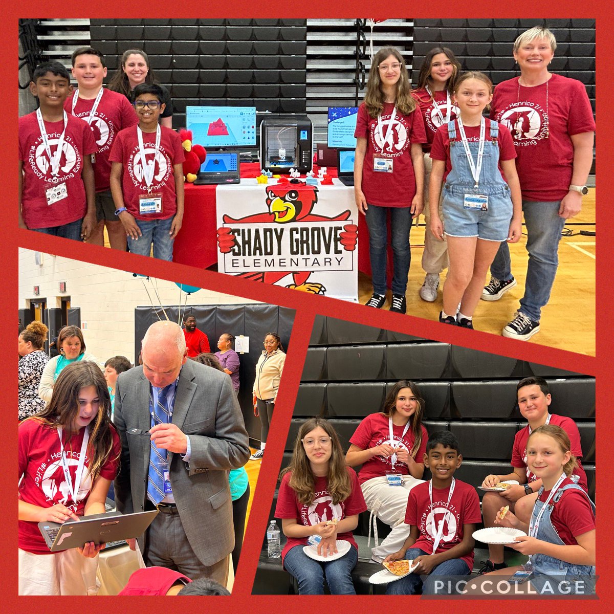 We are so proud of our Cardinals who demonstrated their #lifeready skills at #Henrico21 tonight!  They showed off their Tinkercad and 3D printing skills with confidence and poise. So impressive! #sges #youbelonghere
