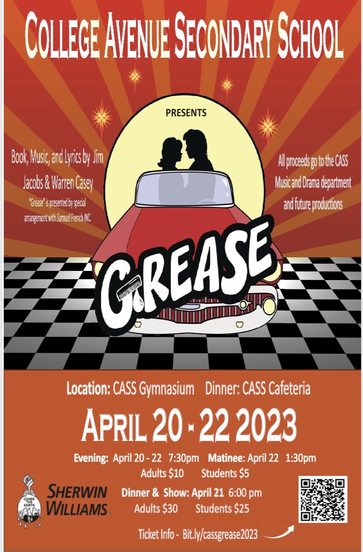 It’s been an incredible 6 months working with the best staff and students <a href="/CollegeavenueSS/">College Avenue SS</a> directing Grease!!! All of a sudden the show is in 3 weeks?!?! Get your tickets now!! 🙂<a href="/TVDSB/">Thames Valley DSB</a> 

sites.google.com/gotvdsb.ca/cas…