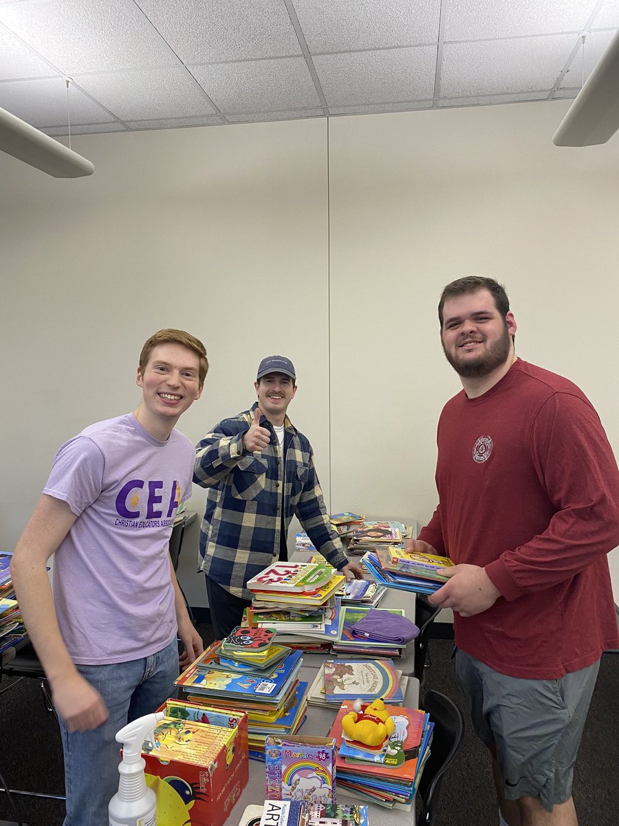 ONUEDU's tweet photo. Our CEA team met tonight to prep for our upcoming Student Teacher Garage Sale! Save the date…April 13! More information coming soon! https://t.co/WQgFD4eWf3