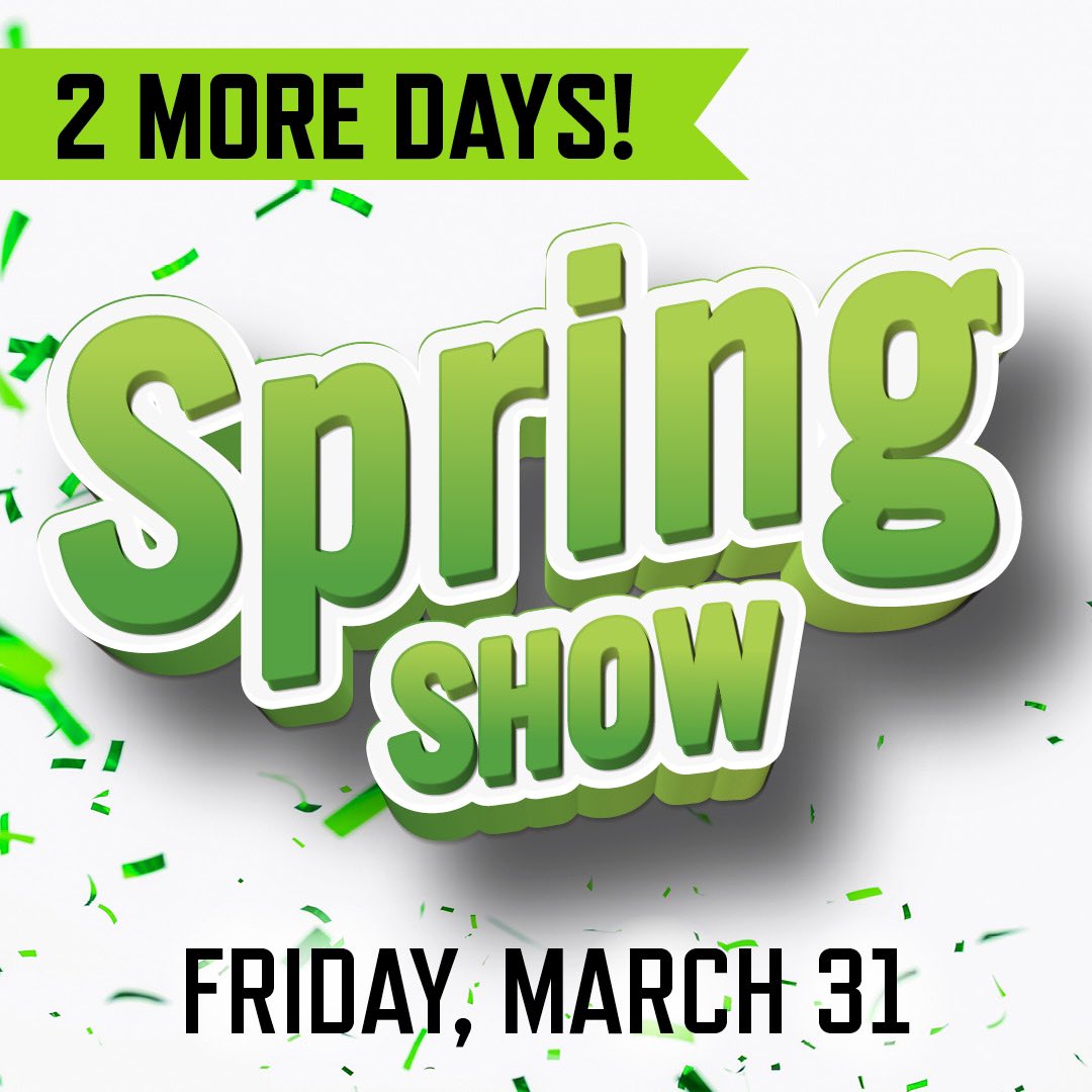 🌱Don’t miss our Spring Show on Friday, March 31st. Only 2 days away! 
REGISTER NOW: eventbrite.ca/e/kooy-brother…