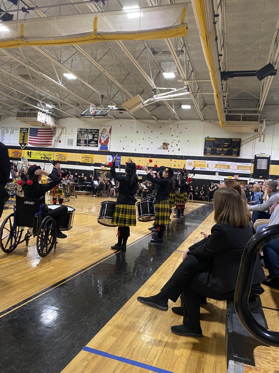 RidgefieldSupt's tweet image. District Arts Festival: WMHS Pipes and Drums.