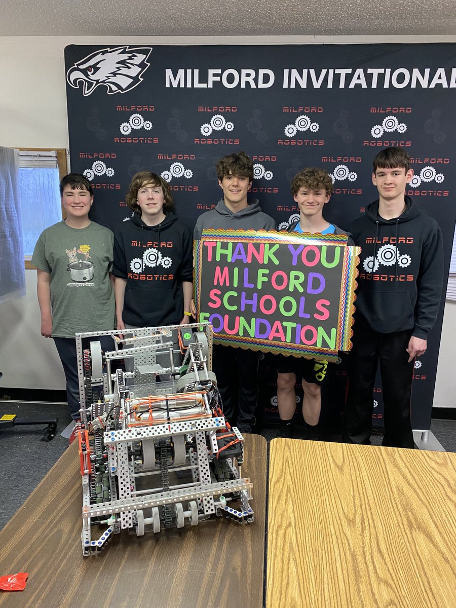 Milford Engineering and Robotics Boosters tweet media