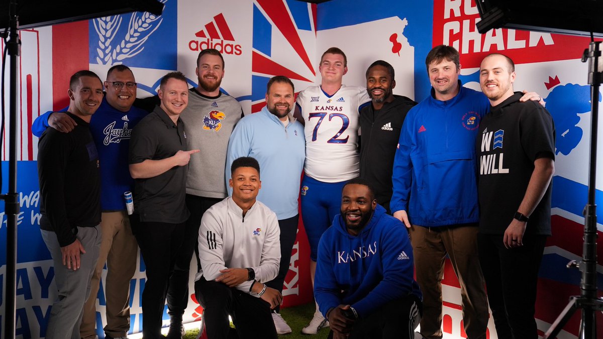 BoMac24's tweet photo. Want to thank the staff of @KU_Football in particular @BillyBonnea for a great day on campus! Attention to detail for the day was very impressive! @CoachLeipold @CoachFuchs @CoachSleeve @KUCoachZ https://t.co/BxeLaQR8ay