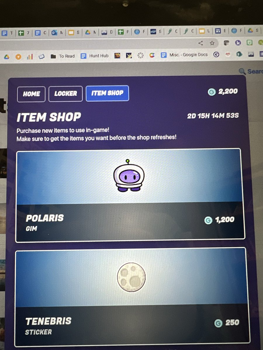mrsmocksclass's tweet photo. So proud of my GT student who designed this gim about a year ago @gimkit #HMSProud @huntmiddle @FISDAdvAcad https://t.co/Jyy1jTqyXl