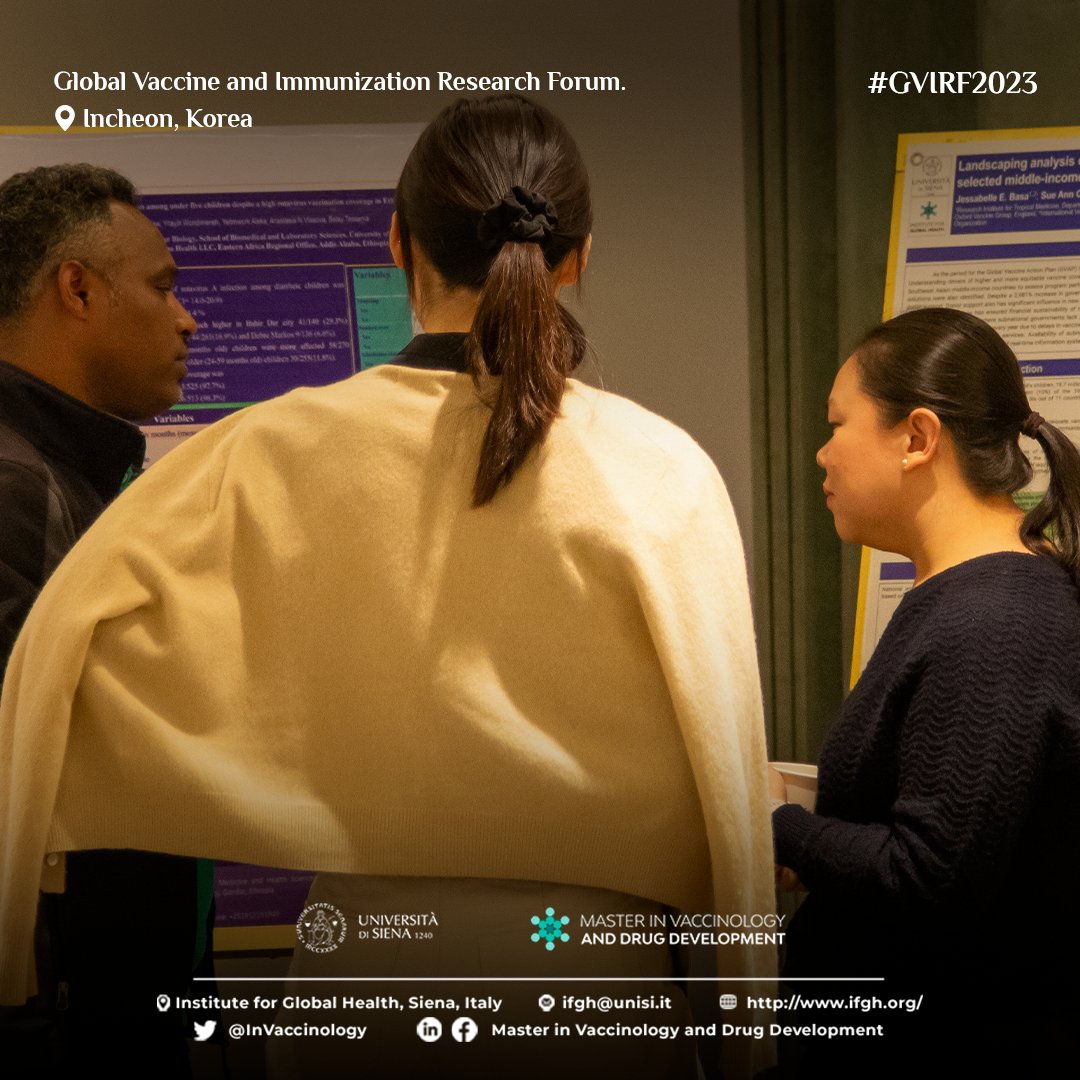 Day #2 at Global Vaccine and Immunization Research Forum (GVIRF) 2023 at Incheon, Korea. 🇰🇷

✔Public health topics around “Quantitation” of the value of vaccines, innovating to find and reach Zero Dose children were deeply discussed. 

#UniversityOfSiena #IFGH #GVIRF2023