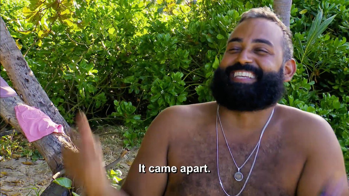 suRYvor's tweet photo. When you clock a fake idol and call it out in front of everyone Yam Yam KING 👑 #Survivor #Survivor44 https://t.co/6Dm9pmzzNy