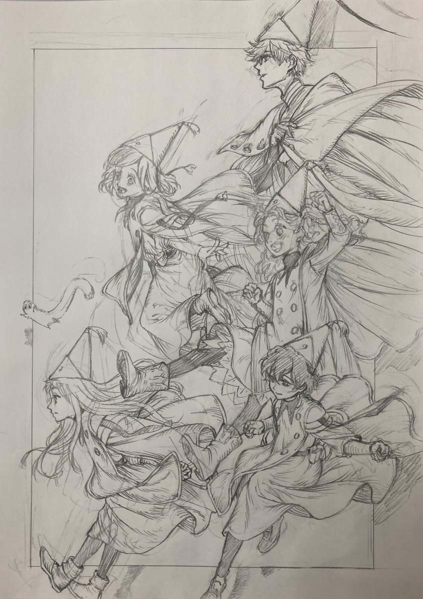 とんがり帽子のアトリエ簡易模写 