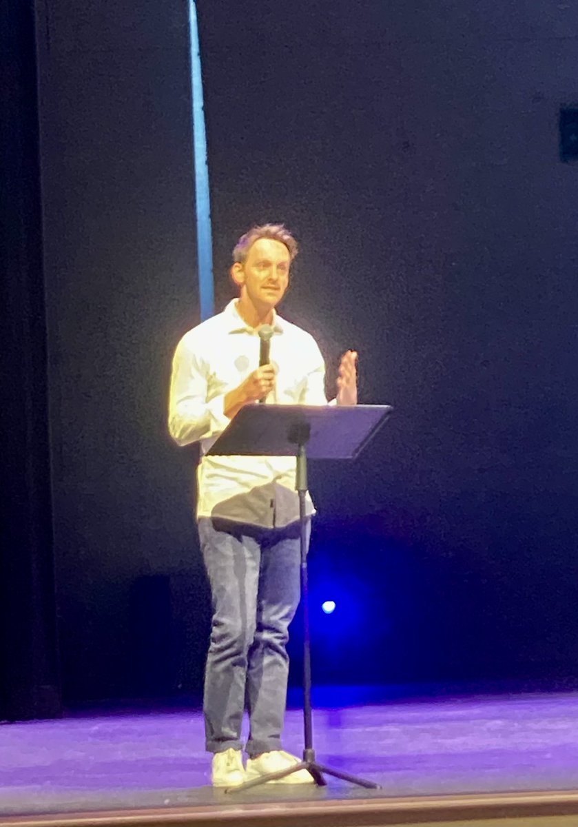coachsowers's tweet photo. What an amazing night @MeridianMstangs hosting @DKThomp learning about teens and wellness (sleep and socialization are critical for youth) thx health and wellness committee for bringing expert to our community https://t.co/dkfhxErfdO
