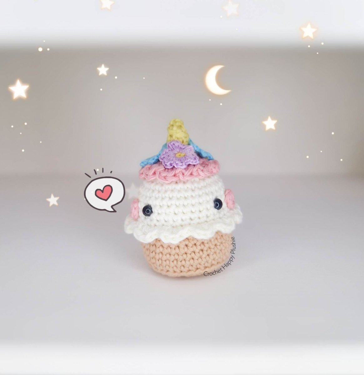 🌿How many #unicorn cupcakes can you crochet?🥰Unicorn cupcake #crochetpattern is all ready now.
Cotton yarn by <a href="/sostrenegrene/">SostreneGrene</a>

#amigurumi #crochet #handmade #etsy #amigurumis #haken #artist #amigurumilove #handmadeart #kawaiiart #ilovecrochet #crochetinspiration #howtocrochet