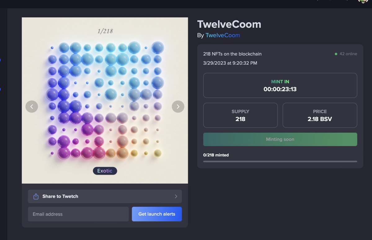 is this real? @TWELVECOOM <a href="/twetchapp/">Twetch</a> 

twetch.com/mint