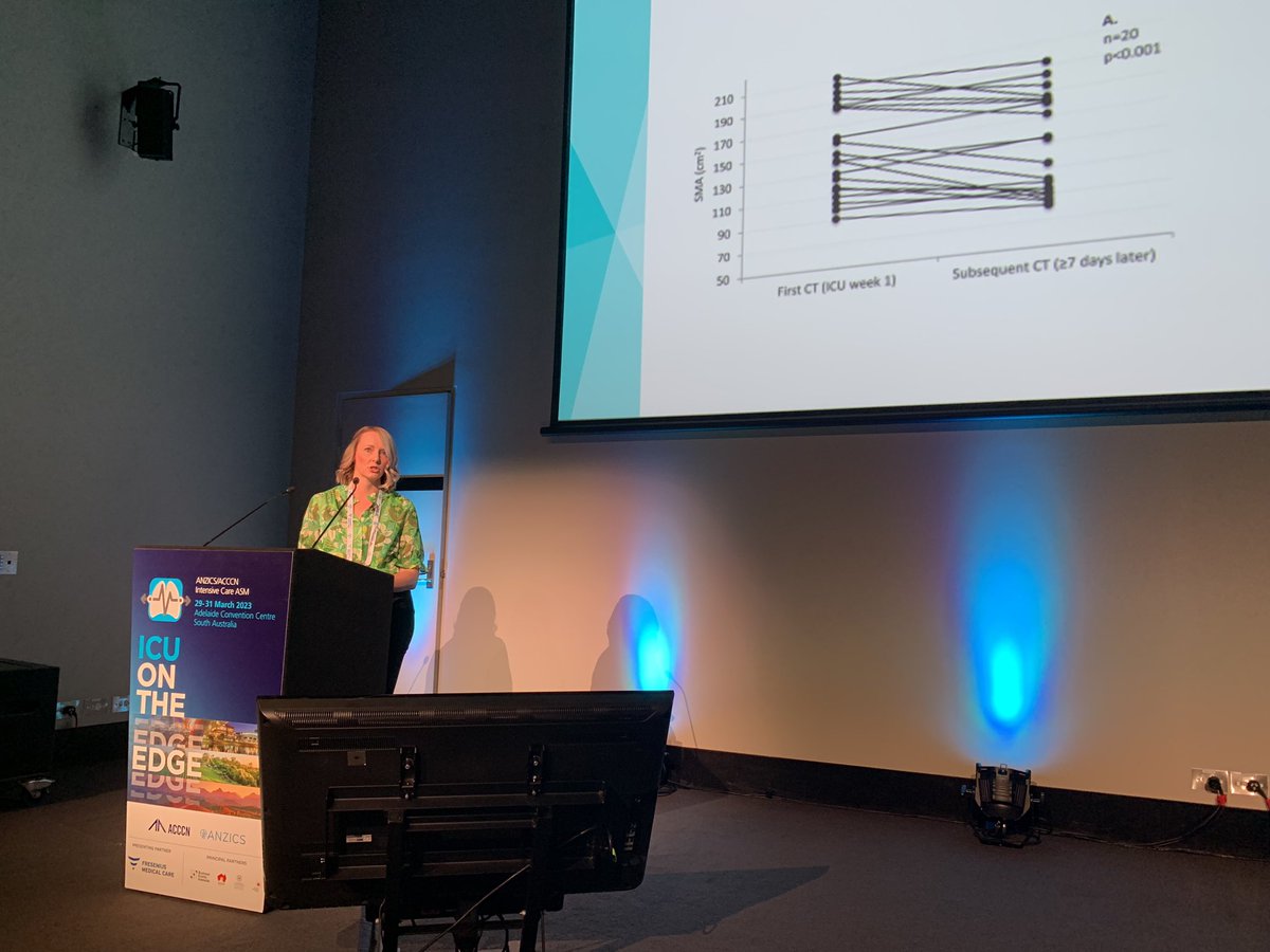 HainesKimberley's tweet image. Excellent presentation from @LSChapple sharing her knowledge on nutrition and muscle wasting #2023ASMAdelaide