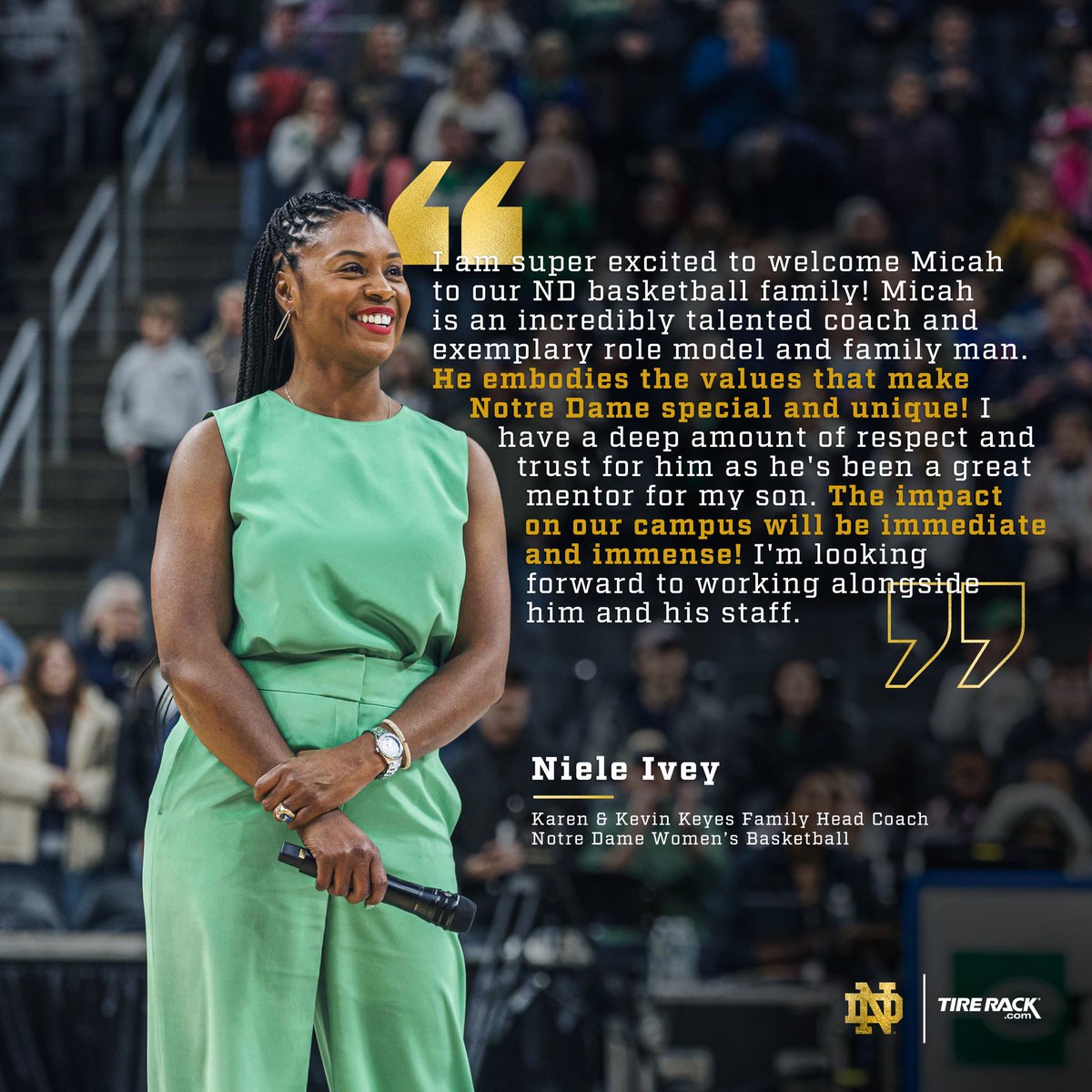 our hoops family is something special. #GoIrish | @tirerack