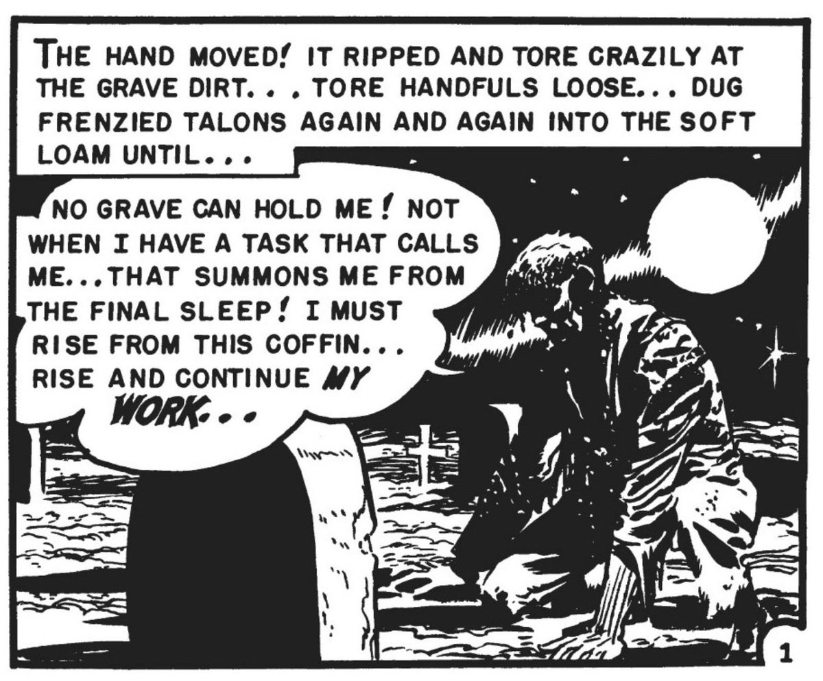 Most relatable zombie ever, by Wally Wood 
