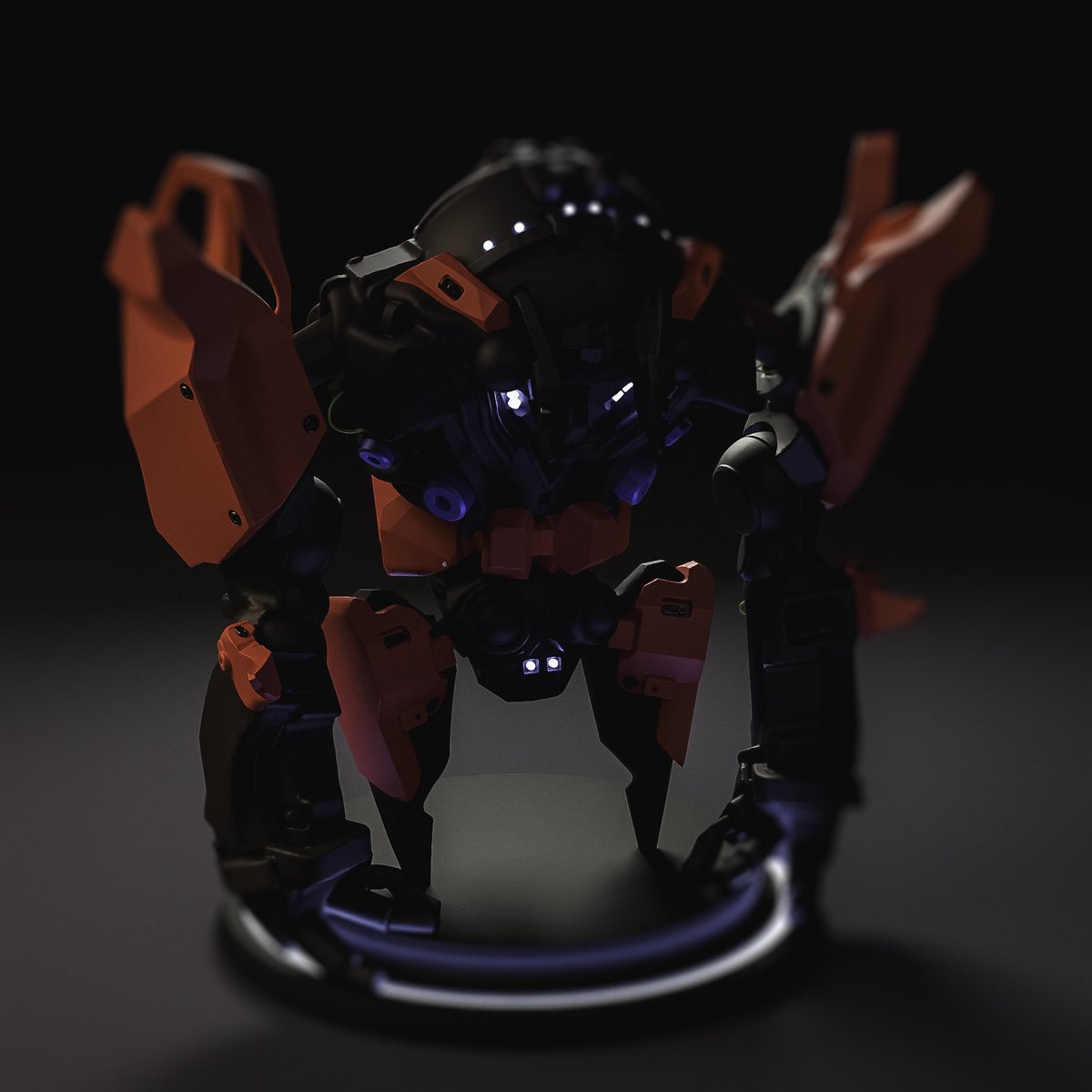 TheBusterMonkey's tweet photo. Why don’t you say hi to this little guy? 🤖 🔴⚫️🔵 https://t.co/dJvRIUiIwj