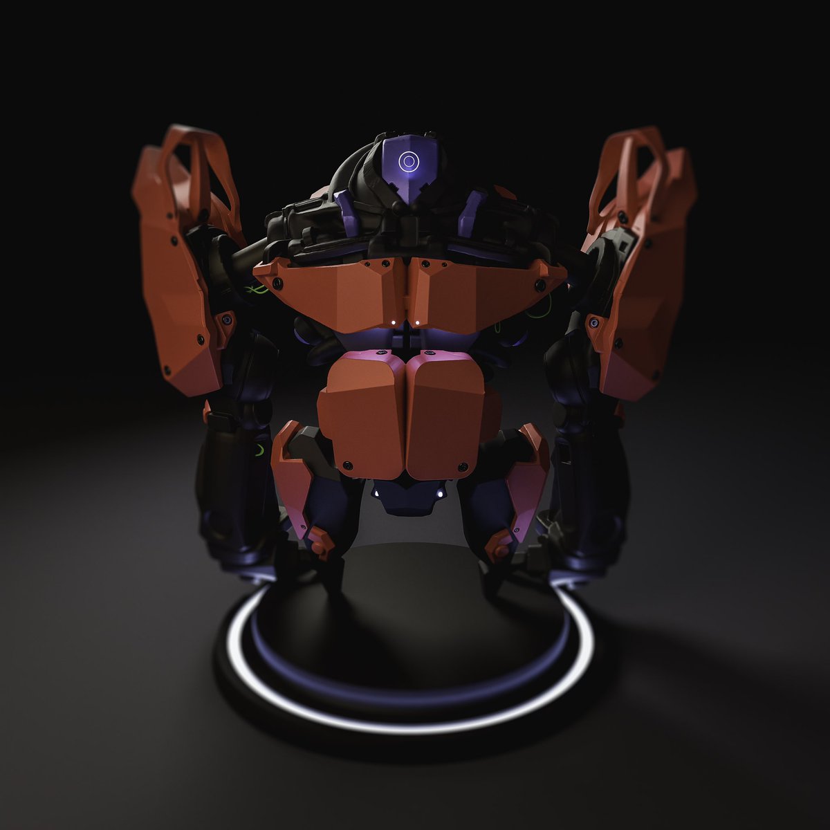 TheBusterMonkey's tweet photo. Why don’t you say hi to this little guy? 🤖 🔴⚫️🔵 https://t.co/dJvRIUiIwj
