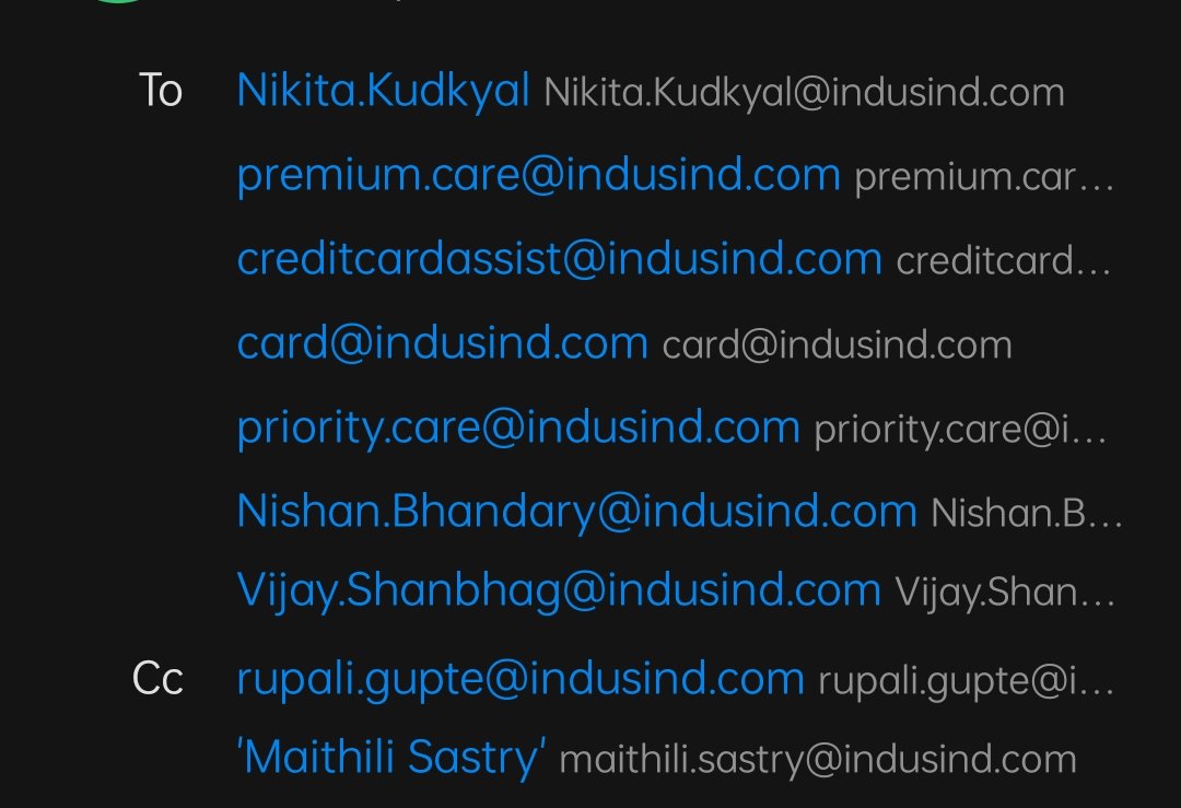 ShareeqKhan's tweet photo. @MyIndusIndBank I have been paying all my dues on time including unexplained extra  for over two months now. Until now I have paid over 18000 extra and suddenly there is another 6000 being demanded.
Please check your email 

Customer care has been useless https://t.co/5GNng1HqzN