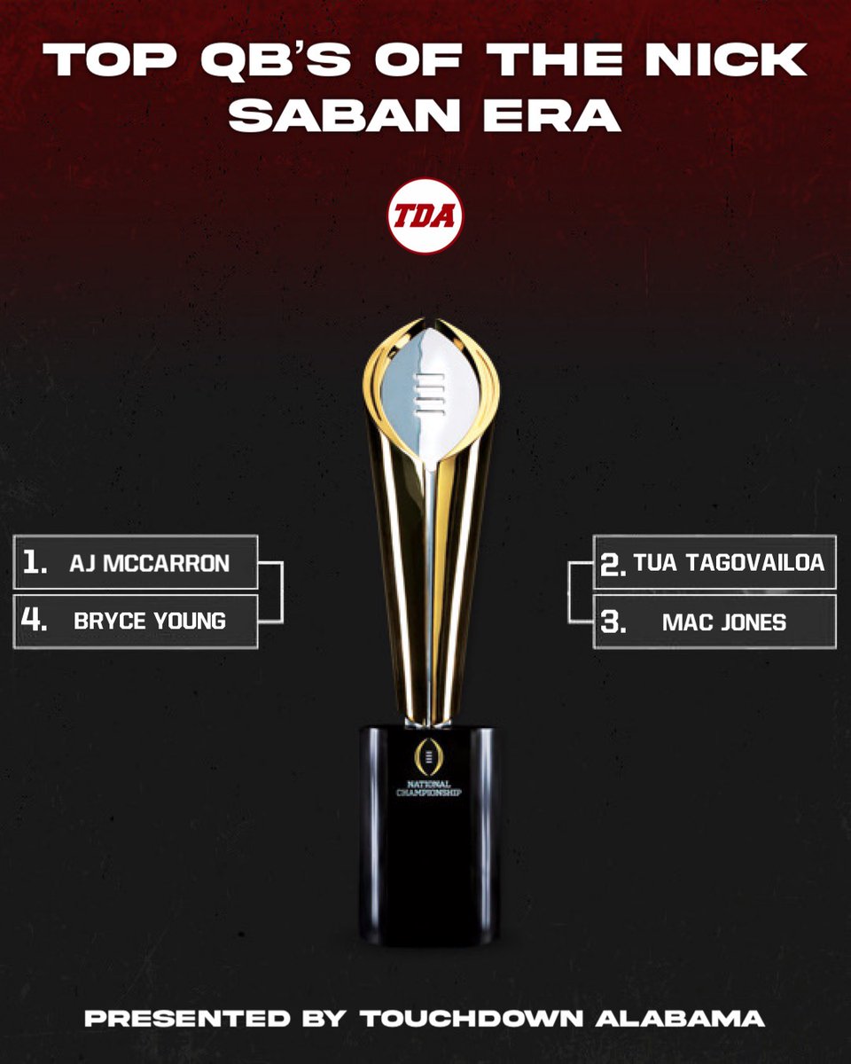 Touchdown Alabama on Twitter "🚨MARCH MADNESS QB FINAL FOUR 🚨 Cast your vote for the top QB of