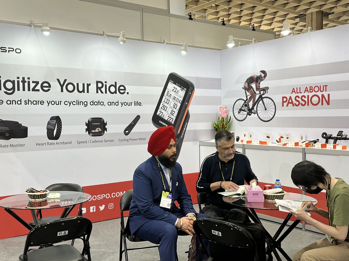 coospofitness's tweet photo. Thank you to everyone who visited our booth at Taipei Cycle! We appreciate your support. See you in Shanghai, China Cycle 2023!

#coospo #allaboutpassion #cycling #bike #cyclegear #bikecomputer #gpsbikecomputer #cyclingsensor #heartratemonitor #TAIPEICYCLE #chinacycle https://t.co/co10Y6XjLI