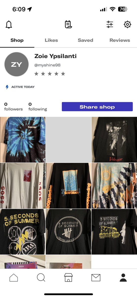 strwbrryhtl's tweet photo. hi guys, I have listed some of my 5sos merch for sale on depop. I have a couple of posters I will be listing later when I figure out how to ship posters lol but right now I have shirts from the CALM, Youngblood and a custom SLFL your shirt.
#5sosmerch #5sosdepop #depop https://t.co/HhElzdaOyw