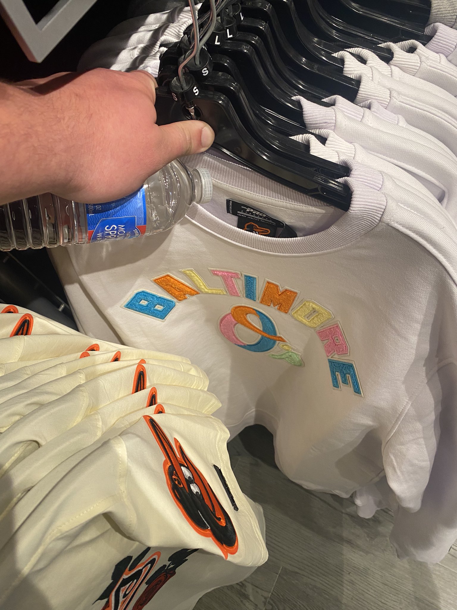 White Rose Baseball on X: Possible development for Orioles city connect  jerseys, orioles are selling merch with the same colors as the leaked city  connect socks #orioles #CityConnect  / X