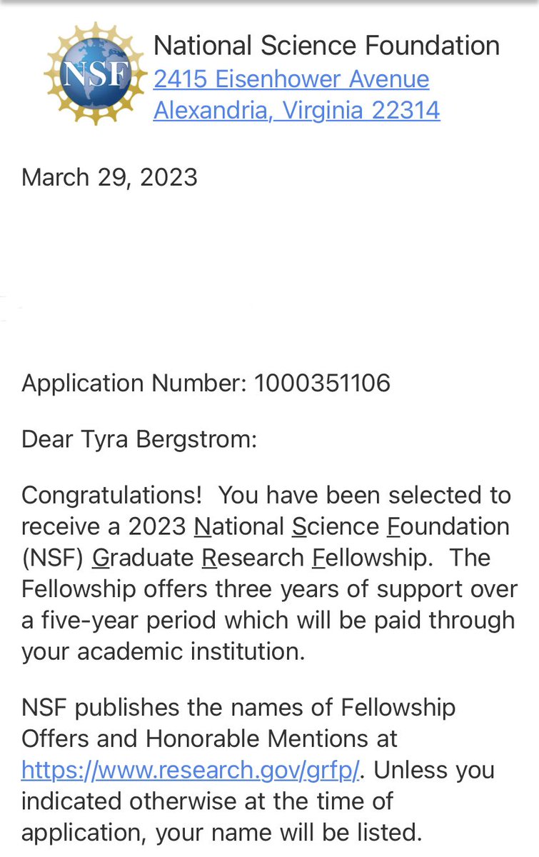 Tyra Bergstrom (@bergstromt_) on Twitter photo 🎉 I just received the #NSF #GRFP to research disability minority stress!
I'm looking for help & advice: I wasn't accepted into a clinical psych phd program for fall 23. Without this, I will need to decline the award
#AcademicChatter
<a href="/briemreid/">Dr. Brie M Reid</a> <a href="/LauraStroudPhD/">Dr. Laura Stroud PhD</a> <a href="/NextGenPsych/">NextGen Psych Scholars Program</a> 🎉 I just received the #NSF #GRFP to research disability minority stress!
I'm looking for help & advice: I wasn't accepted into a clinical psych phd program for fall 23. Without this, I will need to decline the award
#AcademicChatter
<a href="/briemreid/">Dr. Brie M Reid</a> <a href="/LauraStroudPhD/">Dr. Laura Stroud PhD</a> <a href="/NextGenPsych/">NextGen Psych Scholars Program</a>