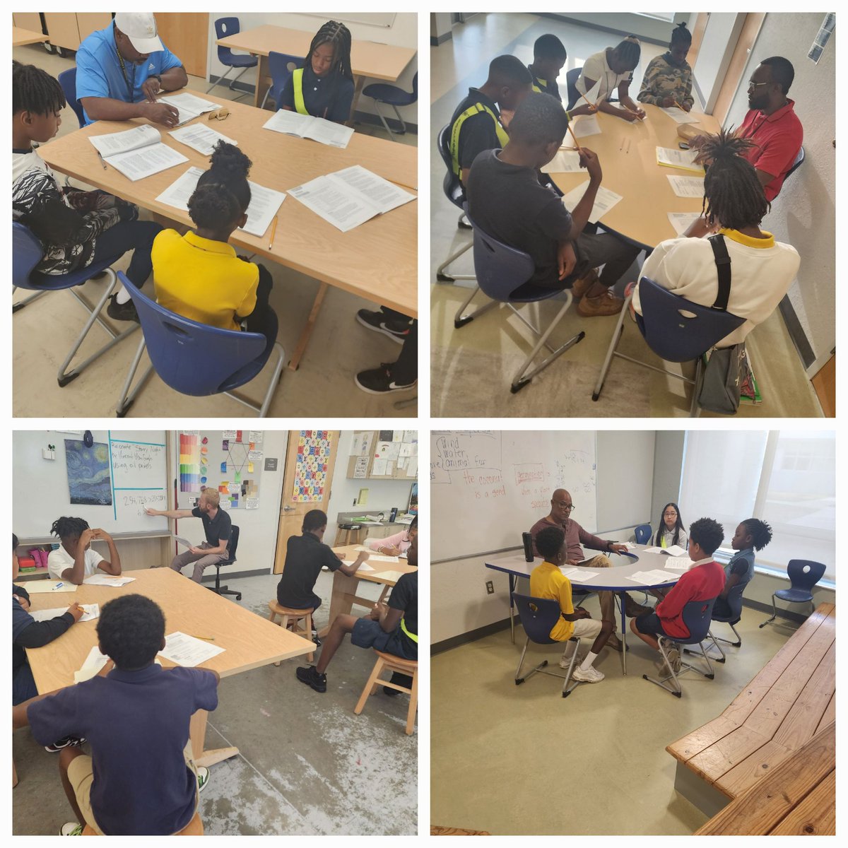 All hands on deck <a href="/GalaxyE3Elem/">Galaxy E3 Elementary</a> our awesome fine arts team working in small groups with 5th grade in ELA and Math. #workingtowardsproficiency <a href="/GalaxyE3SWPBS/">Michael Smith ( Certified School Counselor)</a> <a href="/Ms_Bickel73/">Laura Bickel</a> @RGWILLIAMS141 <a href="/coi_lazier/">Coi M. Lazier</a> <a href="/Instr_sup/">Jamie Wyatt</a>