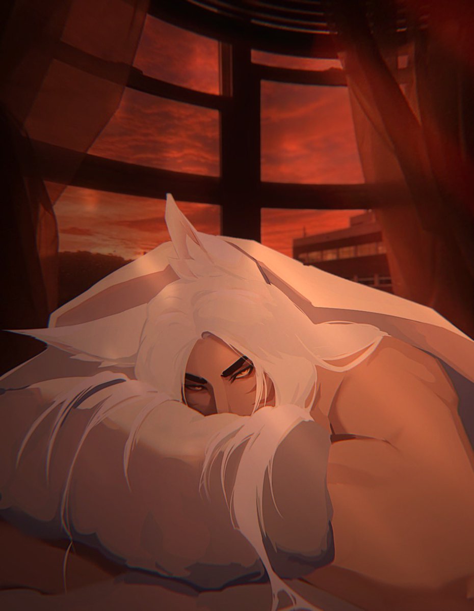 Pov: You just woke up next to me~
#Vtuber #VtubersEN 
Art by @/shiouxu