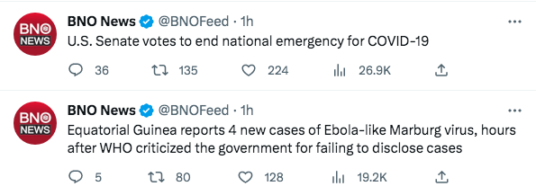 MetsFanInPhilly's tweet photo. OUT:  COVID-19
IN:  Ebola-like Marburg virus https://t.co/b46YsSjnEB