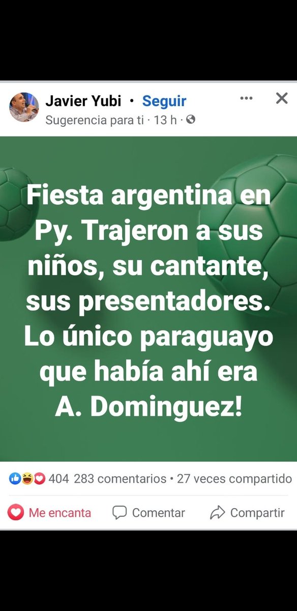 ChorpinK's tweet photo. Viene la selección Argentina CAMPEONA DEL MUNDO a farrear con su gente y todos indignados..
Ahh pero vienen los Yankee a perseguir a PARAGUAYOS que dan trabajo a otros PARAGUAYOS y fiesta pe japo... #paraguaytenesquesentirlo https://t.co/5G9QdNbM1J