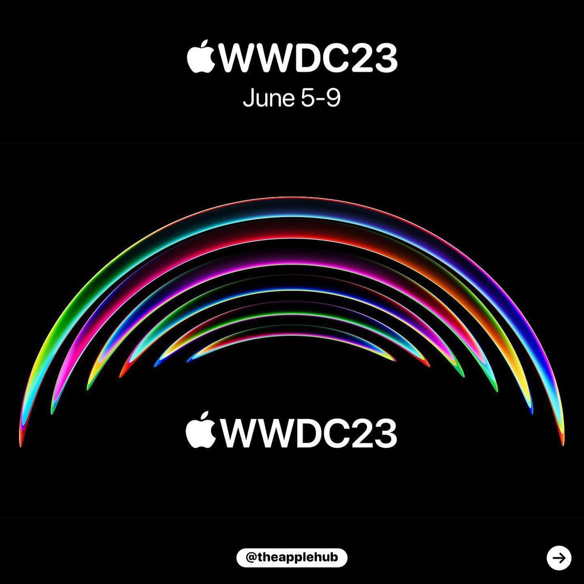 PengPhones's tweet photo. Apple has announced WWDC23 will take place between June 5 to June 9 🚨
Apple is expected to announce iOS 17, iPadOS 17, watchOS 10, macOS 14, tvOS 17, and the long-anticipated AR/VR headset
#Apple #WWDC #WWDC22 #iOS17 #pengphones https://t.co/af5dhVb7L5