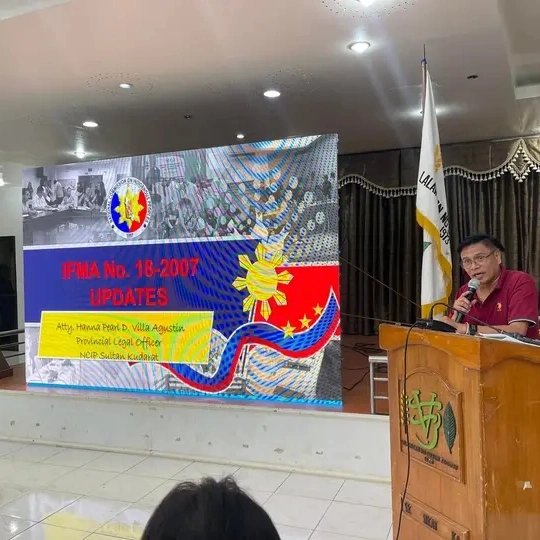 ncipskprov's tweet photo. # SULTAN KUDARAT PROVINCE JOINT PPOC; PADAC AND PTF ELCAC COUNCIL MEETING👨‍👩‍👧‍👧👨‍👩‍👧‍👧👨‍👩‍👧‍👧

"NCIP SK Provincial Office  PO ERIC RAZ &amp; PLO ATTY. HANNA PEARL VILLA AGUSTIN Presented the Updates  and Status  of IFMA  Project by M&amp;S Company  and abreast the PPOC re: CEASE AND DECEASE ORDER. https://t.co/6hLKJGidZA