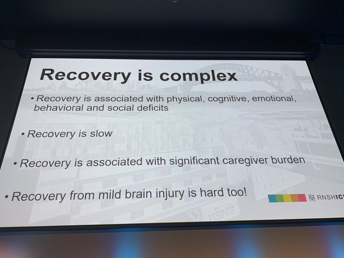 HainesKimberley's tweet image. Brilliant presentation from Emily Fitzgerald on what recovery means for TBI patients and need for better capture of the nuance of recovery #2023ASMAdelaide