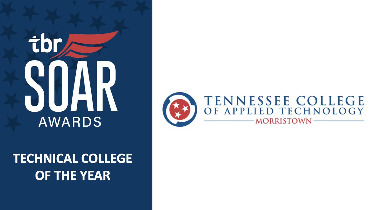 CollegeSystemTN's tweet photo. 🏆 The 2023 SOAR TCAT College of the Year Award goes to @tcatmorristown!  Congratulations! #TBRSOAR https://t.co/X5ZJuaX8Ok