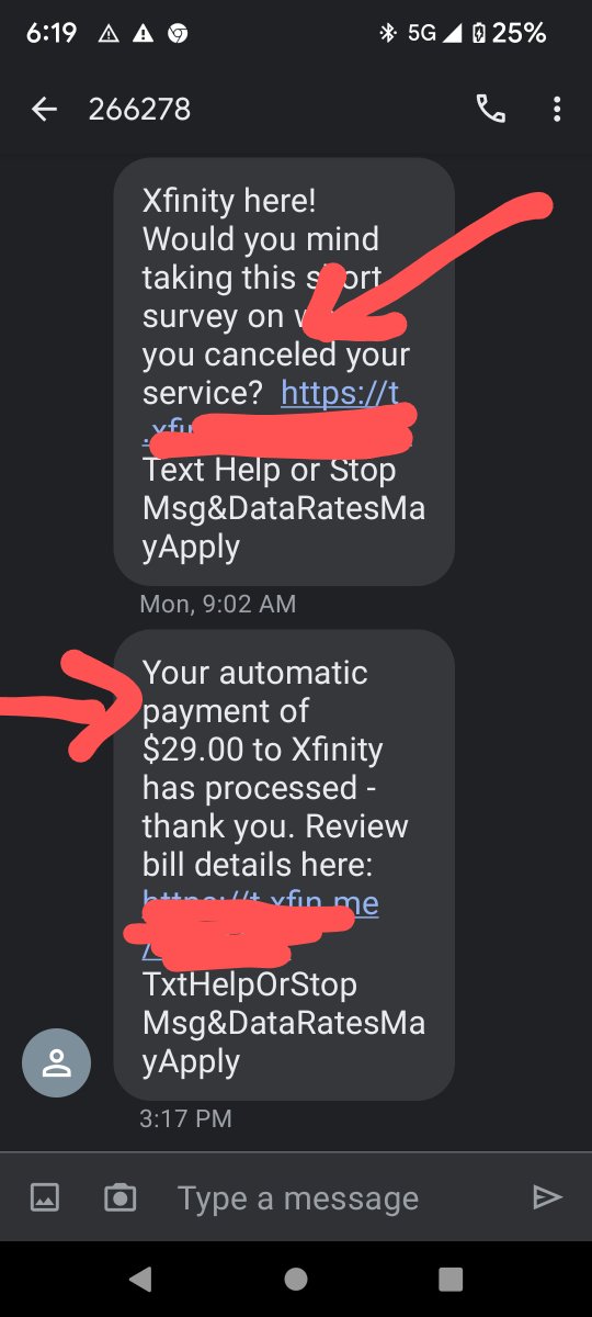 unhinged_pics's tweet image. Umm. Canceled @Xfinity and then still being billed? WTF @comcast?? #doBetter #comcastSucks #xfinitySucks