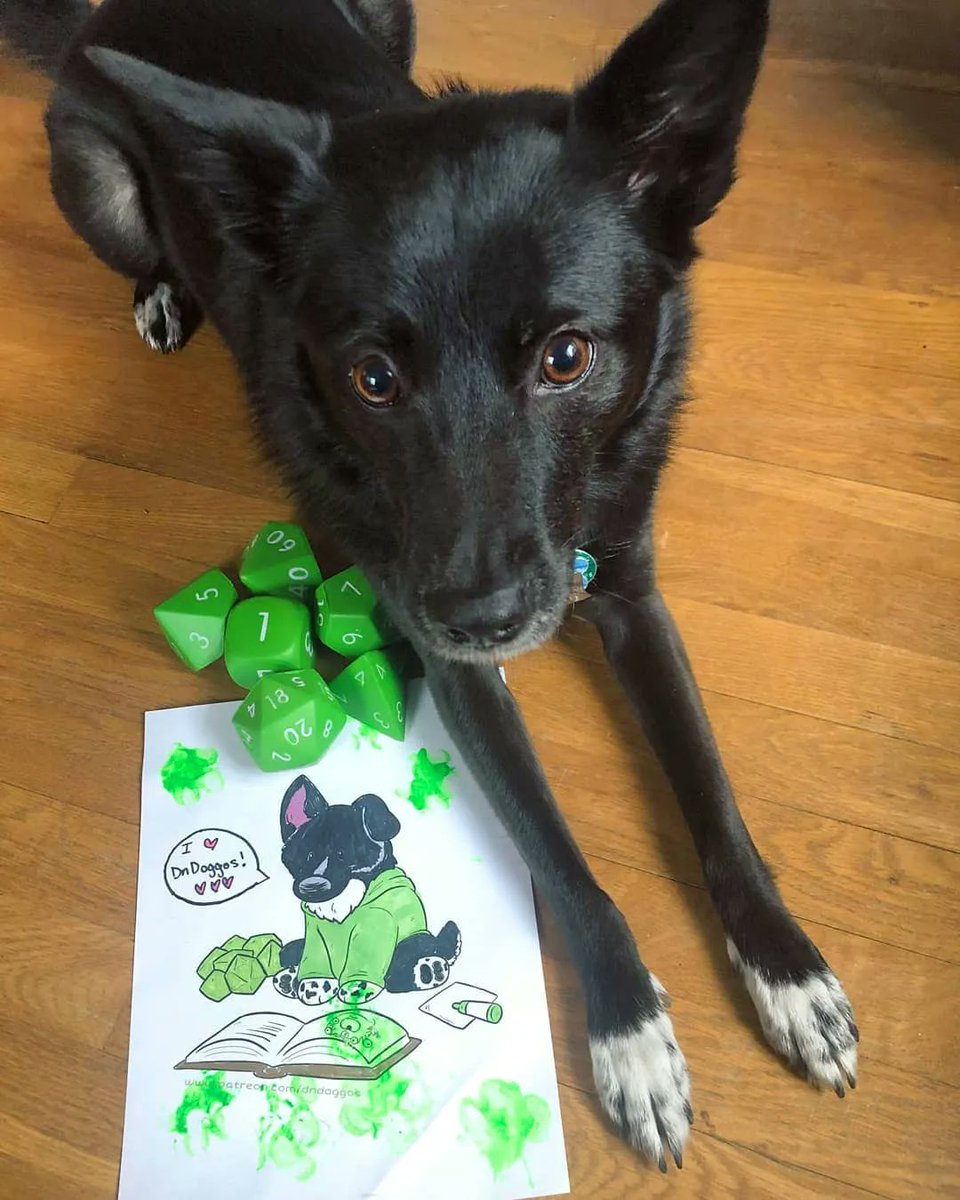 A heckin throwback to when am did this coloring page by <a href="/dndoggos/">DM Doggo</a> !

#DungeonsAndDragons #DungeonsAndDragonsMovie #DnDMovie #dnd5e #dogsoftwitter