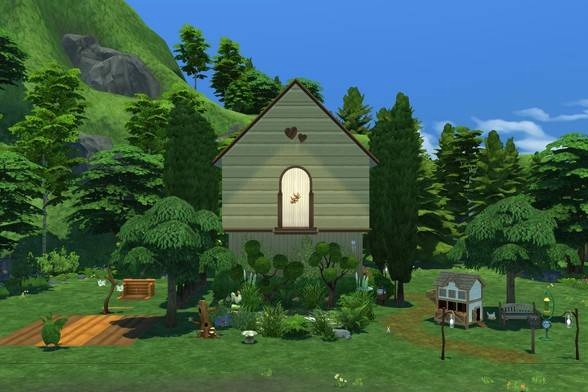 I just shared the The birdhouse house Lot on #TheSims4 Gallery! #sims4game #sims4build #sims