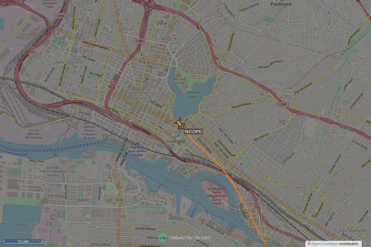 Police Overhead on Twitter "Oakland Police N510PD (H500) was seen