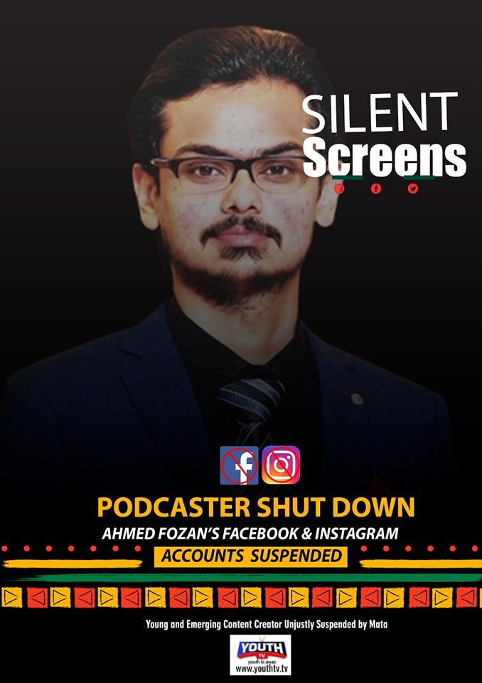 Podcaster shutdown..... Ahmed Fozan's Facebook & Instagram Accounts suspended by Meta. @Fozan15 #Facebook #instagram