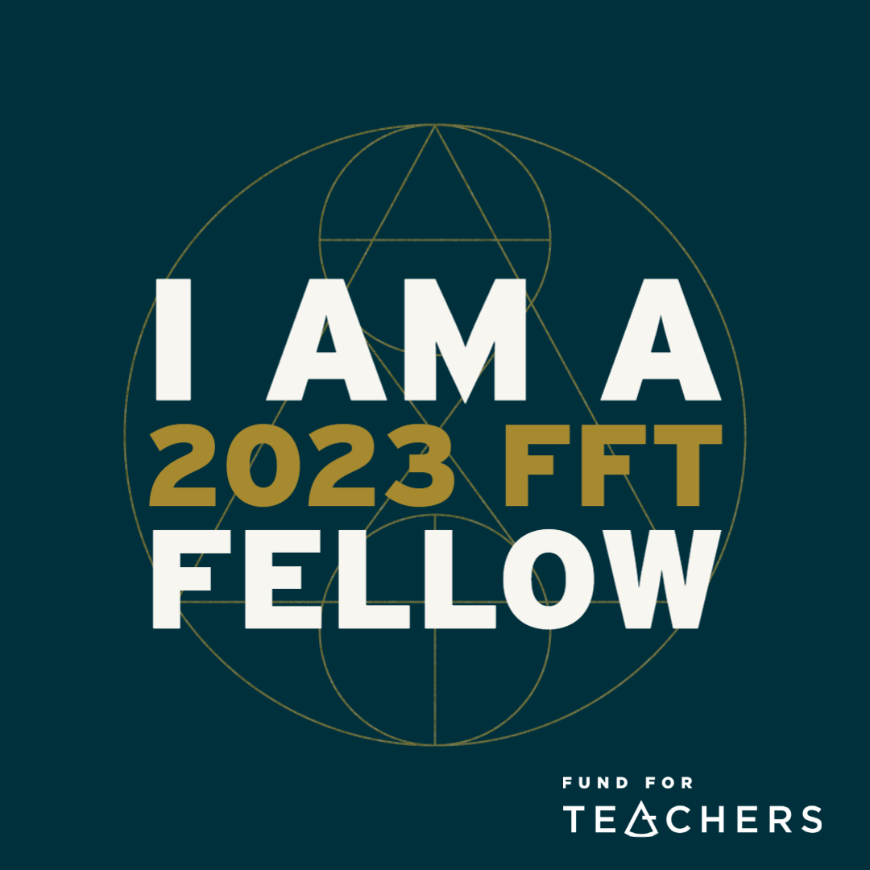 Art making is a tactile, joyful, and soothing activity for my students-a necessary part of the school day. This summer I will be apprenticing w/two professional sculptors in Spain & Italy to learn new skills to bring back to the classroom. Thank you @FundforTeachers!

#D90Learns