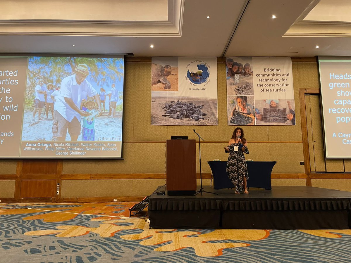 annashortega's tweet photo. #ISTS41 in Cartagena, Colombia was unbelievable. I am honored to have met so many amazing researchers, and to have taken 3rd place for the Archie Carr Conservation Award. I can’t wait to “sea” my turtle family next year in Thailand! https://t.co/rsg02Vm95T