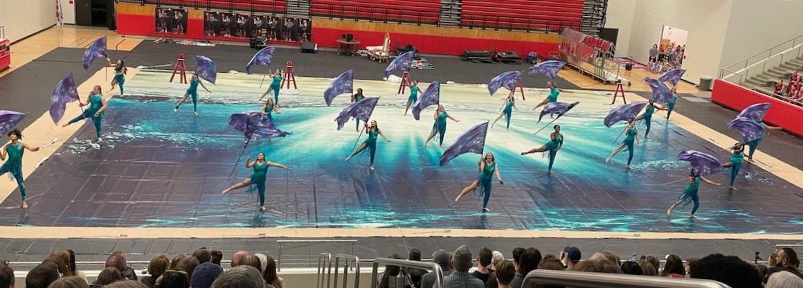 terri_cott's tweet photo. Had a great time tonight watching this talented bunch perform at the LISD Winterguard Showcase.  @LewisvilleBand @Deborah85000146 @LHSHarmon https://t.co/I3UsM6pycF